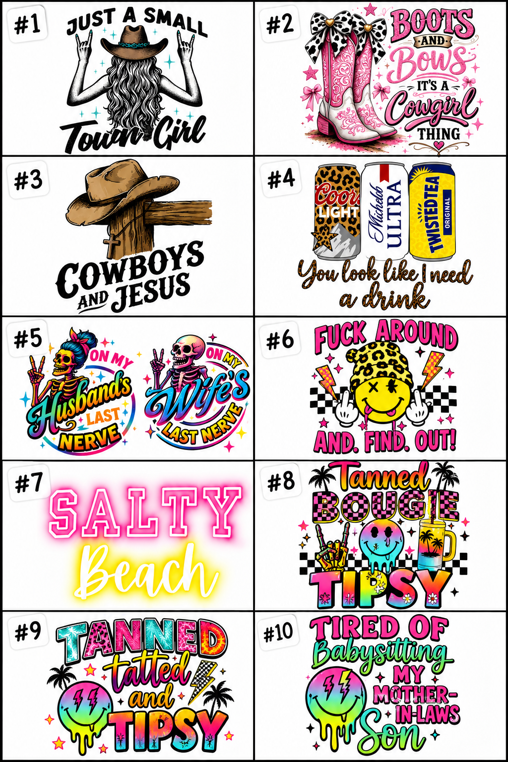 Ready-to-Press DTF Designs