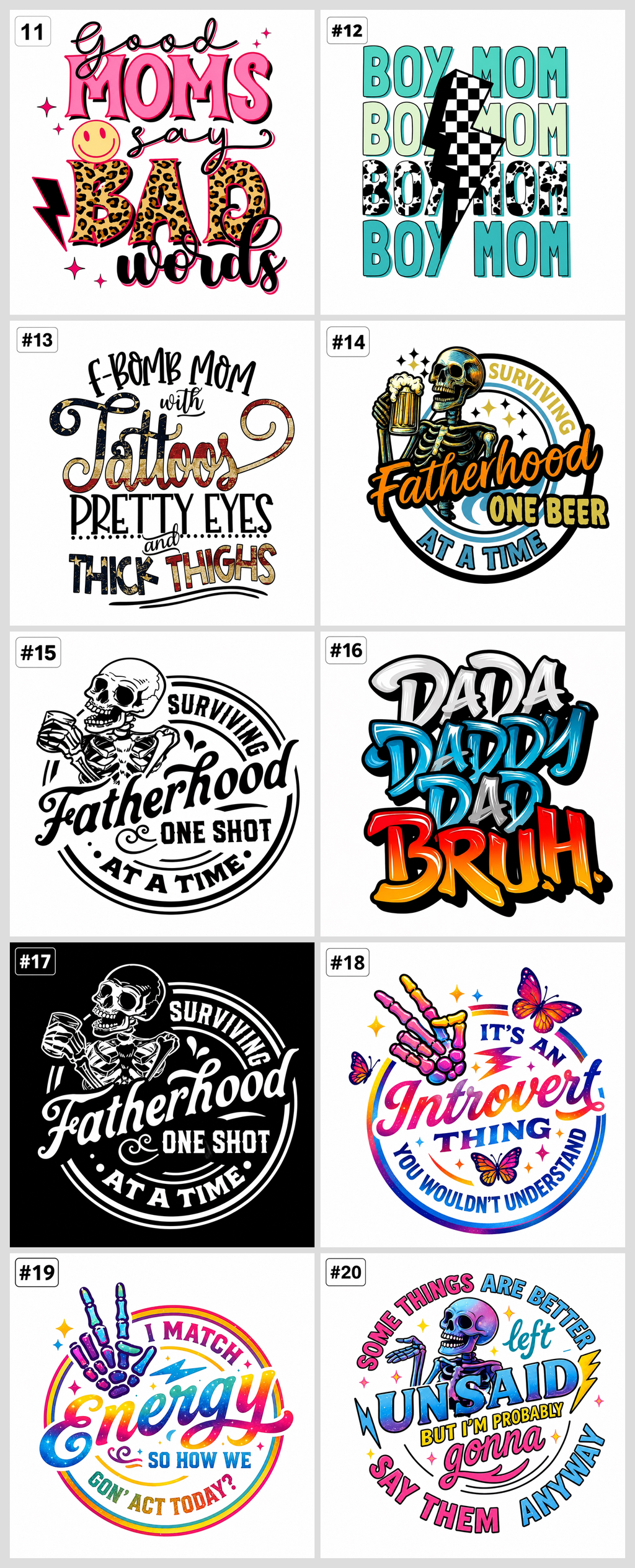 Ready-to-Press DTF Designs