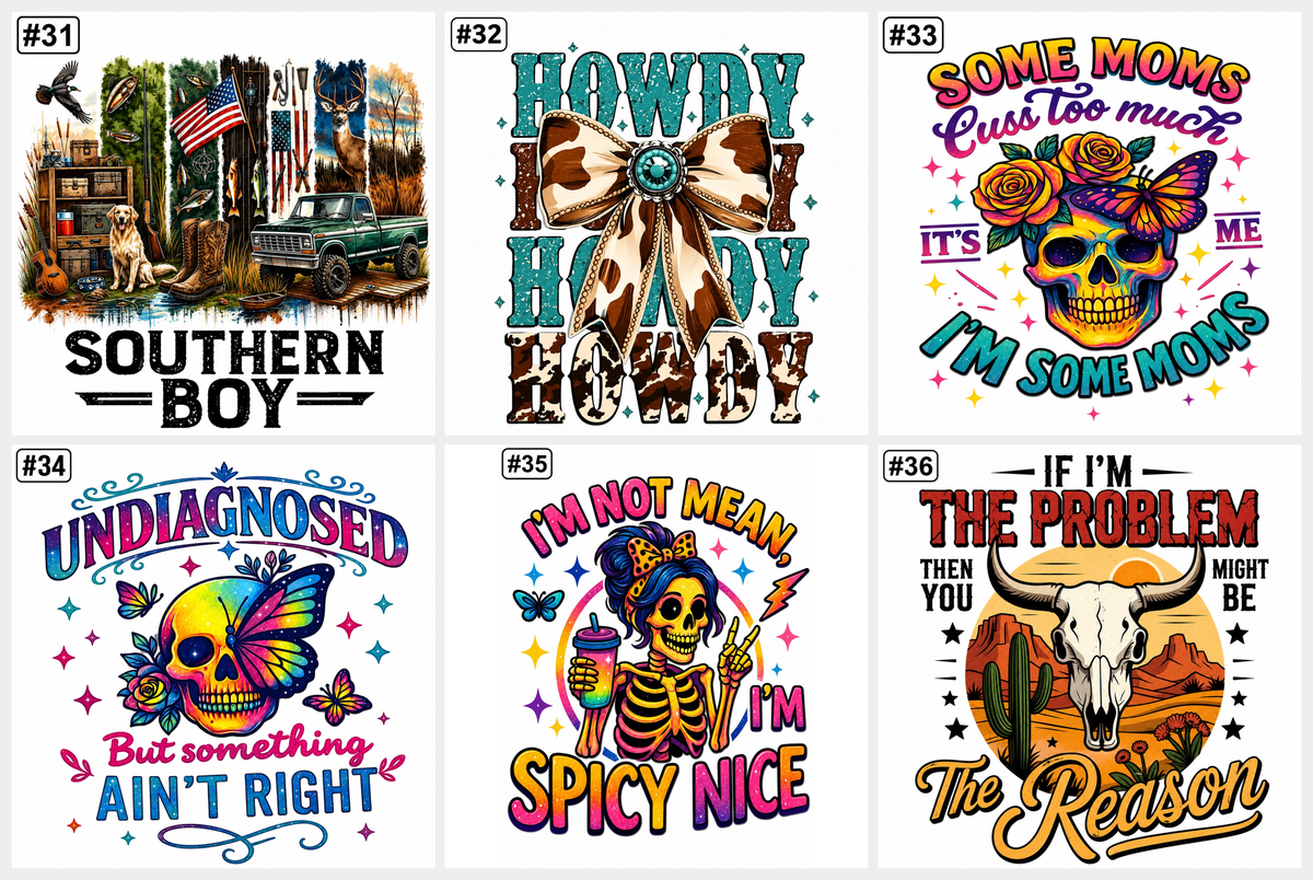 Ready-to-Press DTF Designs
